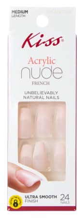 Kiss® Acrylic Nude Press-On Nails Off White
