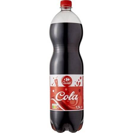 Soda au cola CARREFOUR CLASSIC' - La bouteille d'1,5L