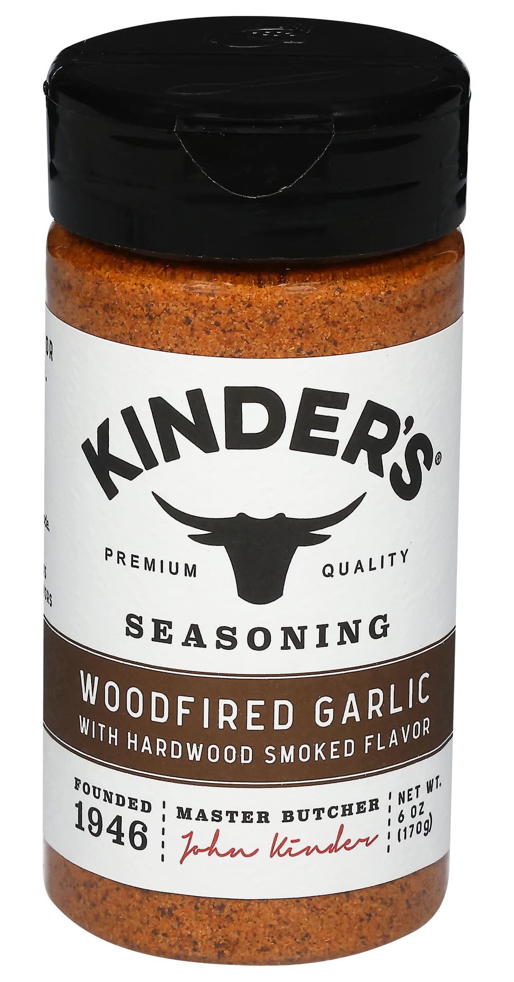 Kinder's Premium Quality Seasoning, Woodfired Garlic (6 oz)