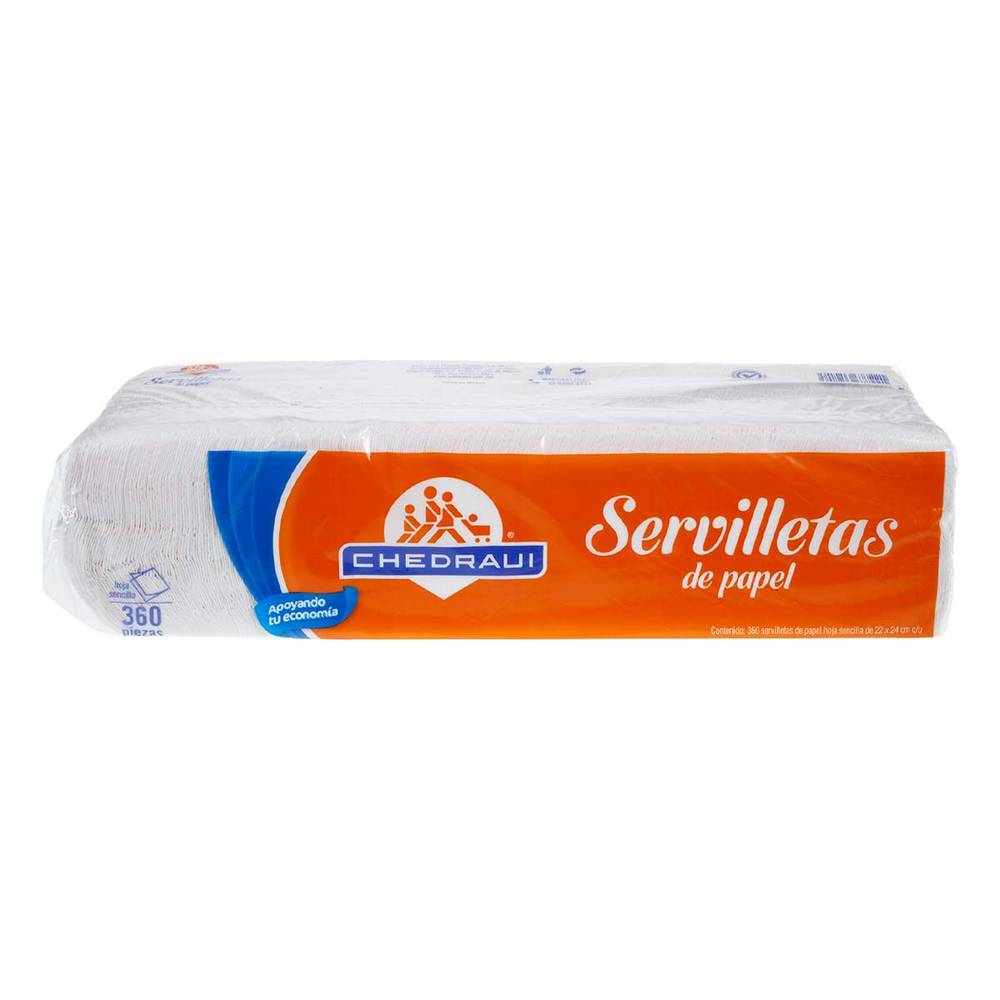 Chedraui · Servilletas de papel (200 g)