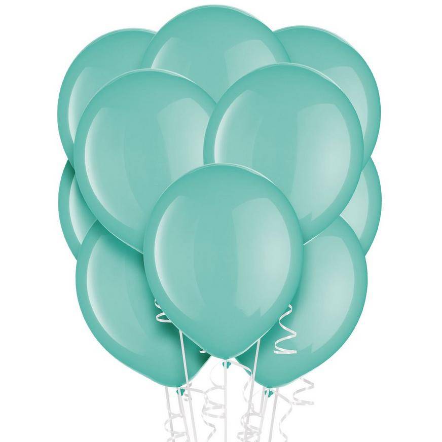 Uninflated 72ct, 12in, Robin's Egg Blue Balloons