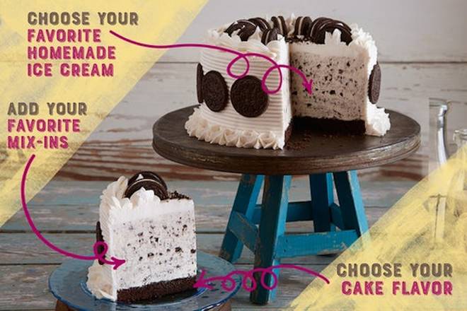 CREATE YOUR OWN ICE CREAM CAKE