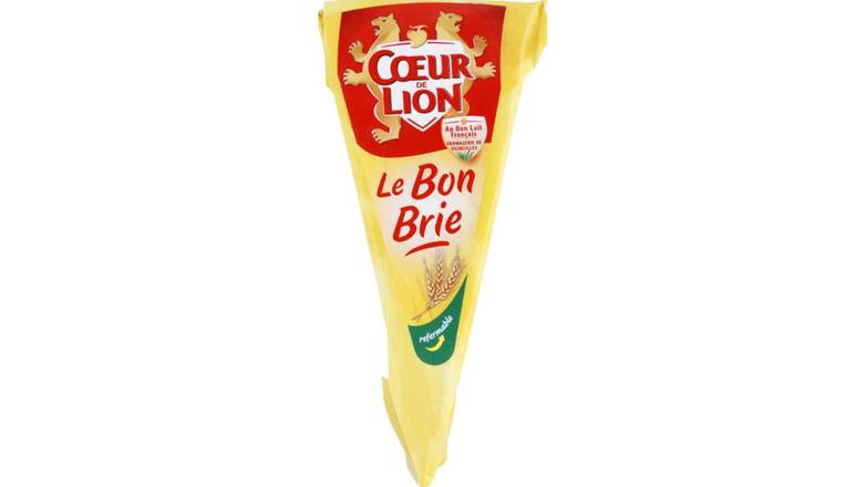 Coeur de Lion Le Bon Brie, fromage au lait pasteurisé Le paquet de 200g