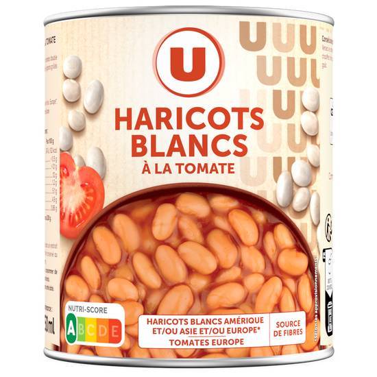 Les Produits U - Haricots blancs à la tomate