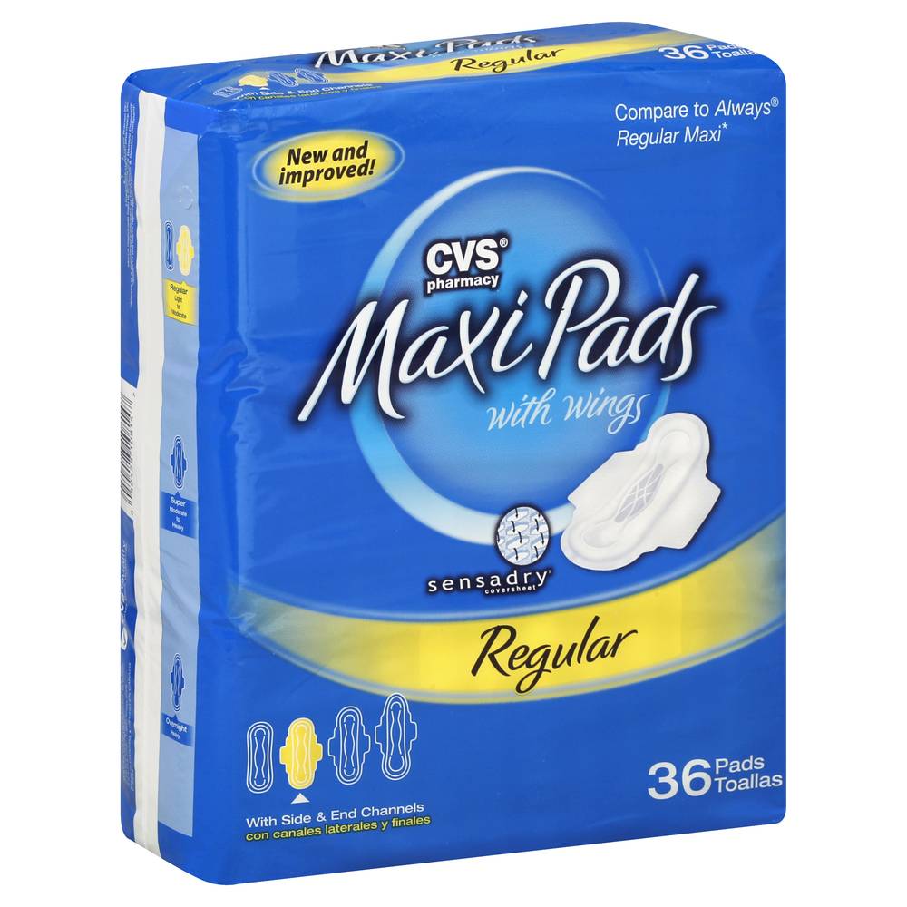 Cvs Pharmacy Maxi Pads (regular)