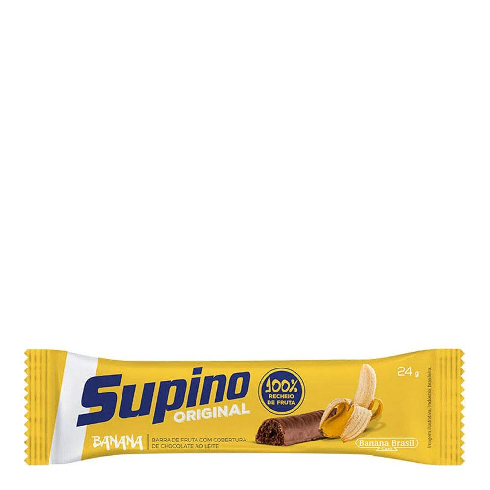 Banana Brasil · Barra de frutas supino original banana ao leite (24 g)