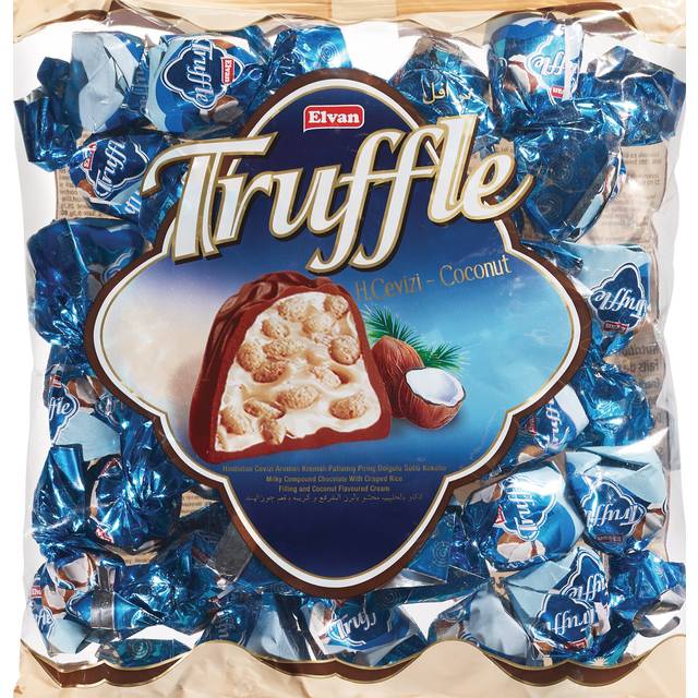 Elvan Truffle CoconutCream&CrispedRice MilkChocolate Coating