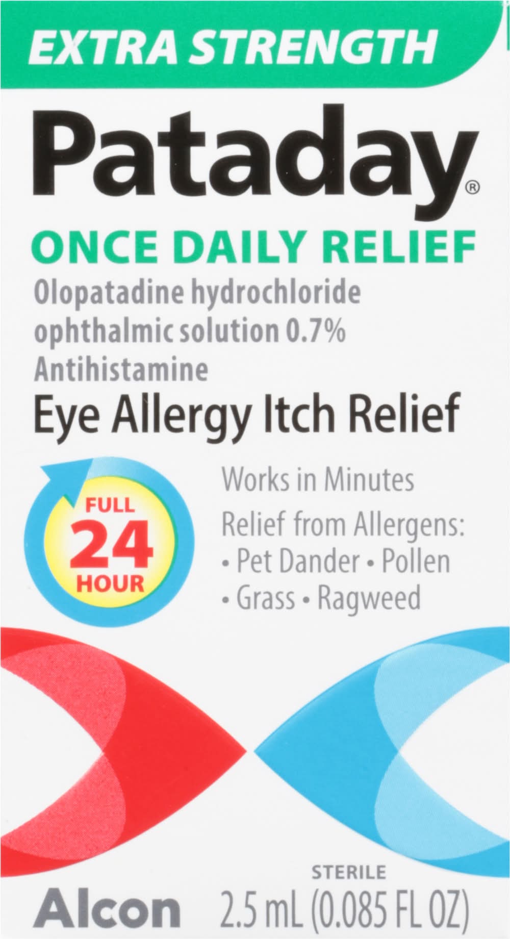 Pataday Once Daily Relief Extra Strength Eye Allergy Itch Relief (2.5 ml)