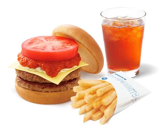 ダブルモスチーズバーガードリンクセット