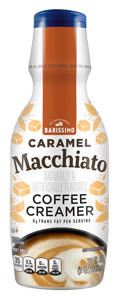 Barissimo Coffee Creamer, Caramel Macchiato (32 fl oz)
