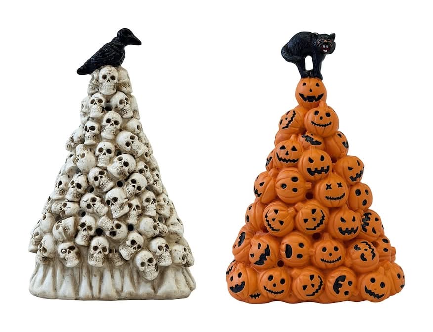 HALLOWEEN SKULL TREE LED