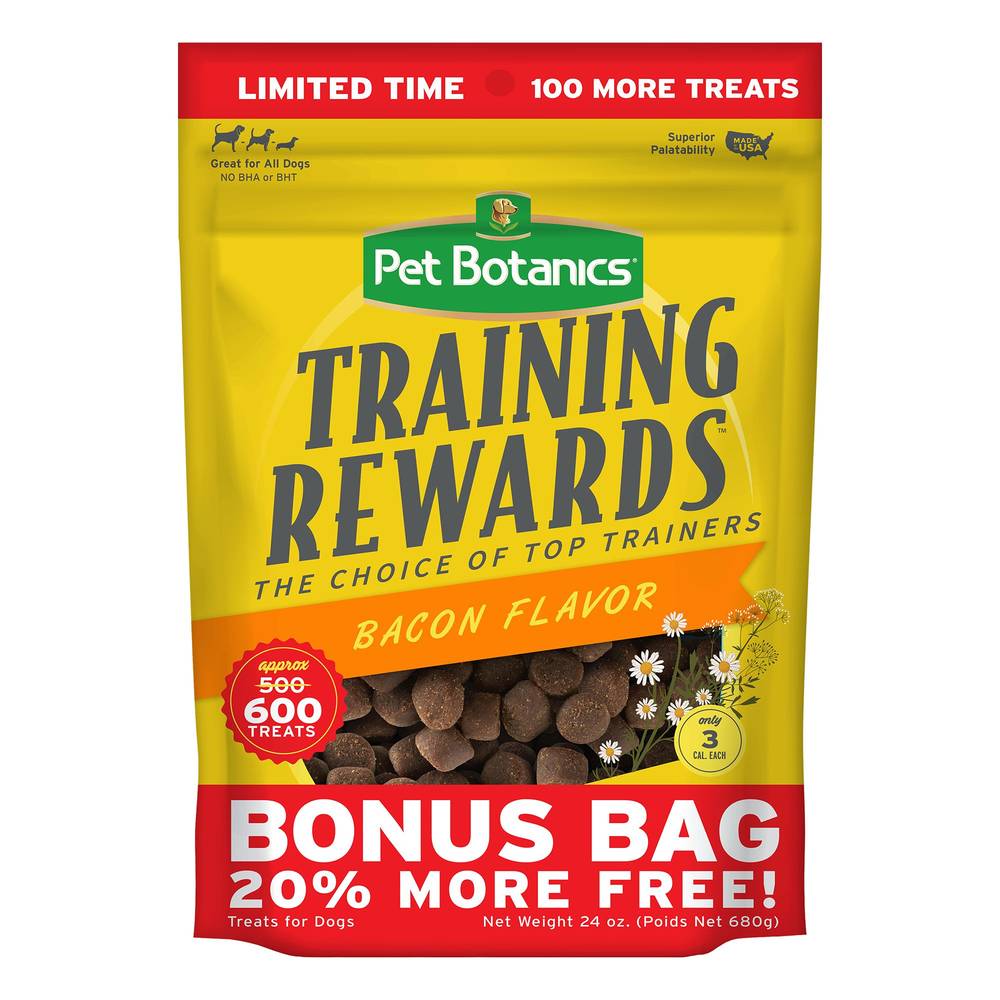 Pet Botanics Training Rewards Dog Chews - Bacon (Flavor: Bacon)