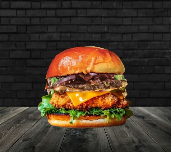 Chicken Beef  smash