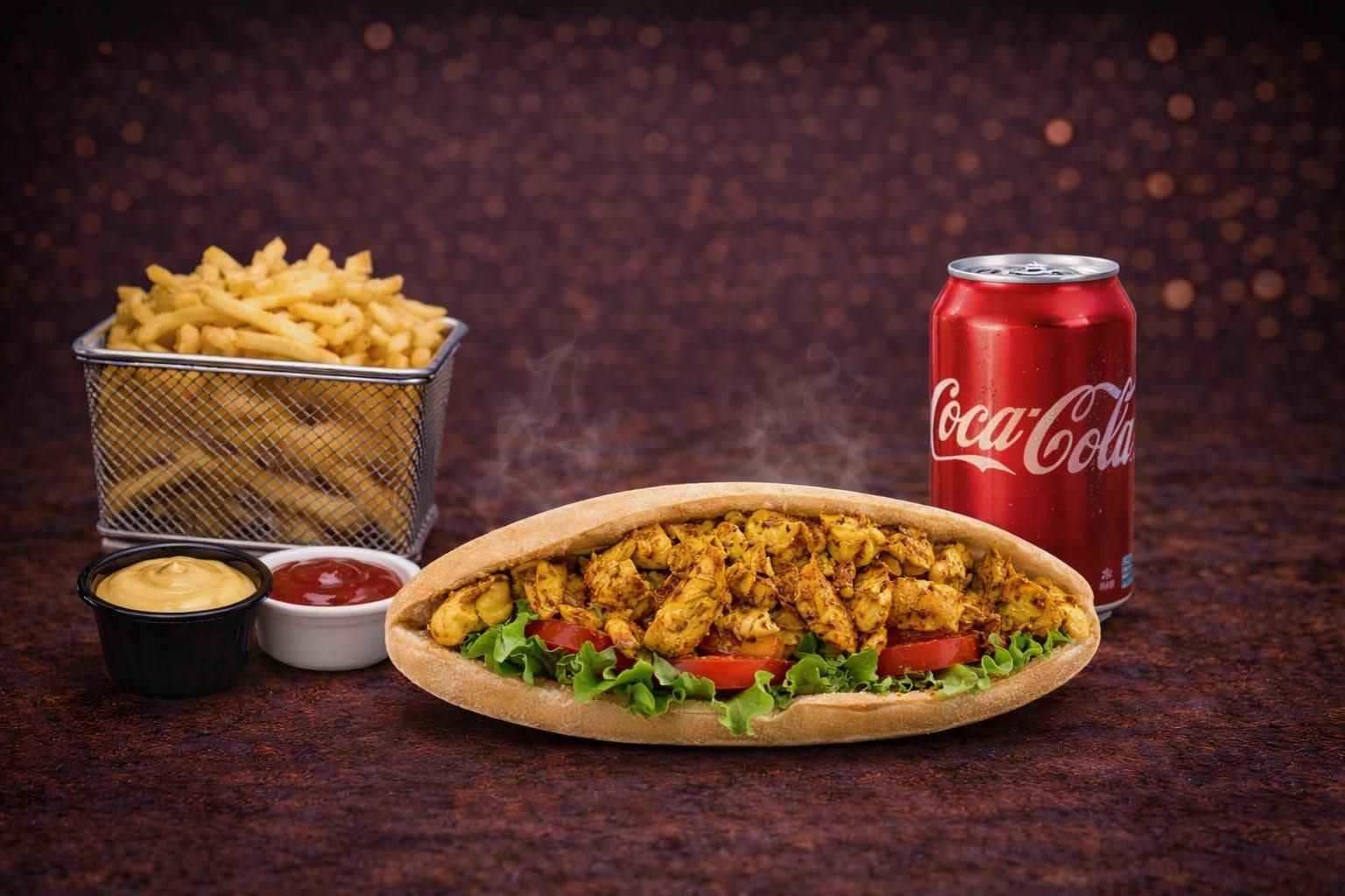🥪 Menu Sandwich Chicken Curry | Poulet Tendre