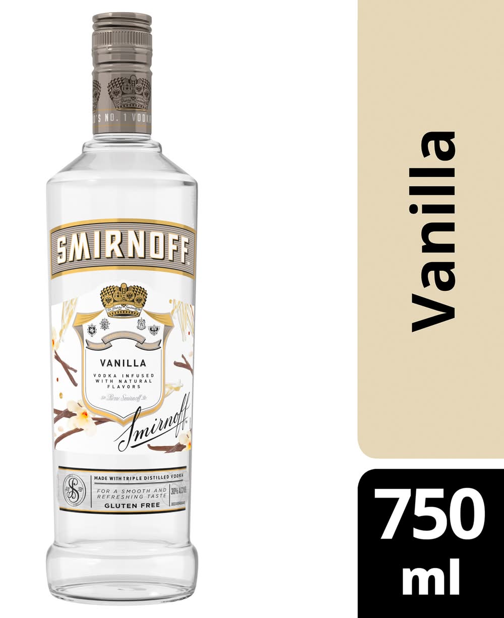 Smirnoff No.1 Vodka, Vanilla (750 ml)