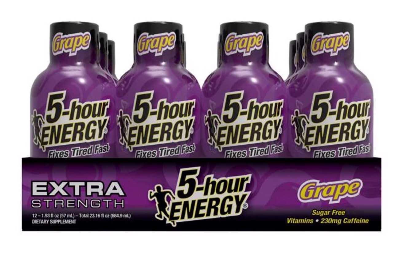 5-Hour Energy Extra Strength Sugar Free Grape Energy Shot 1.93 Fl. Oz.