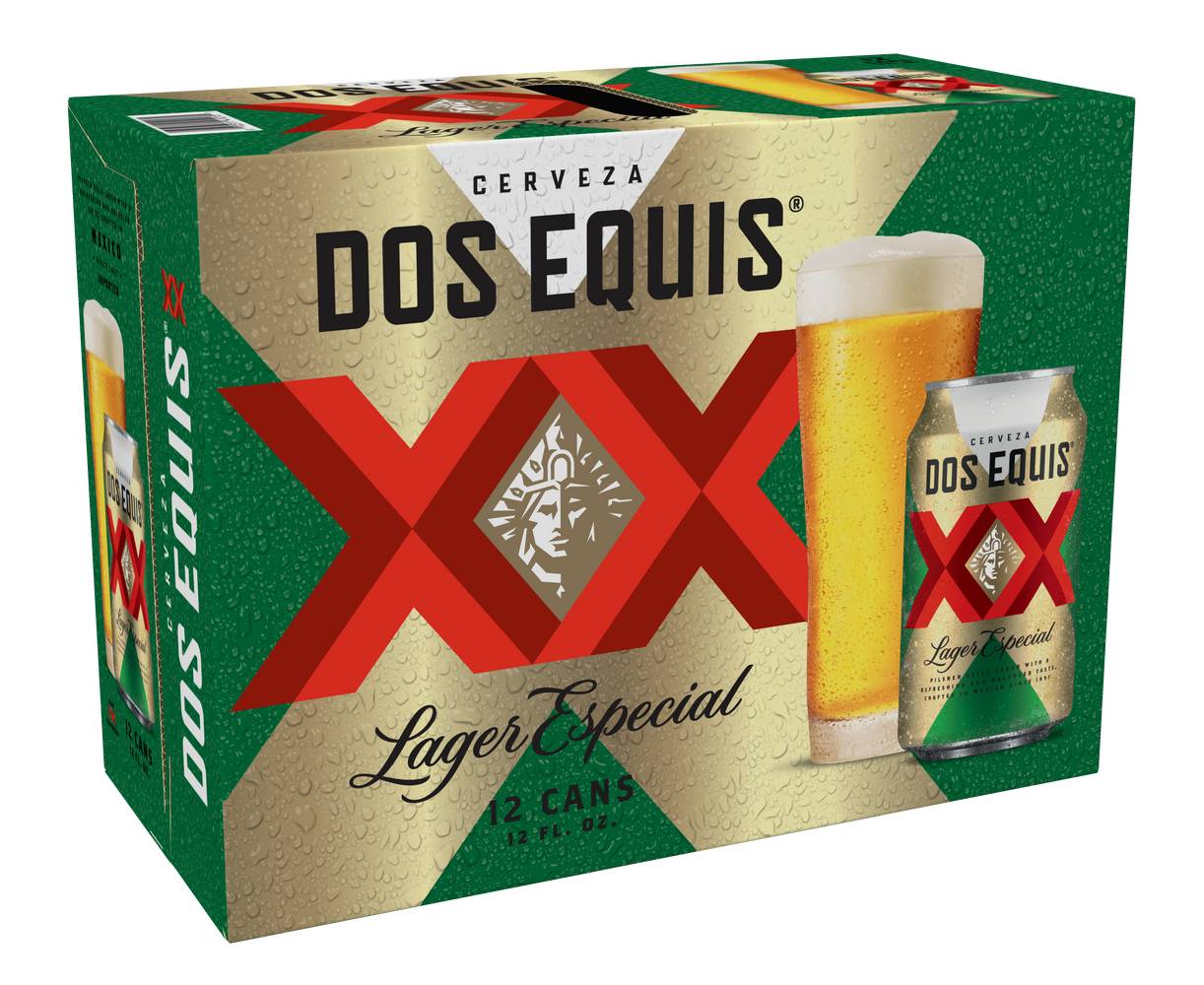 Dos Equis Cerveza Lager Especial Beer (12 pack, 12 fl oz)