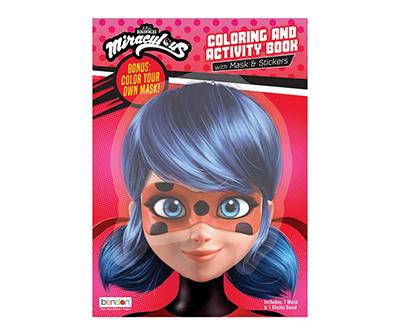 Miraculous Ladybug Mask Coloring & Activity Book