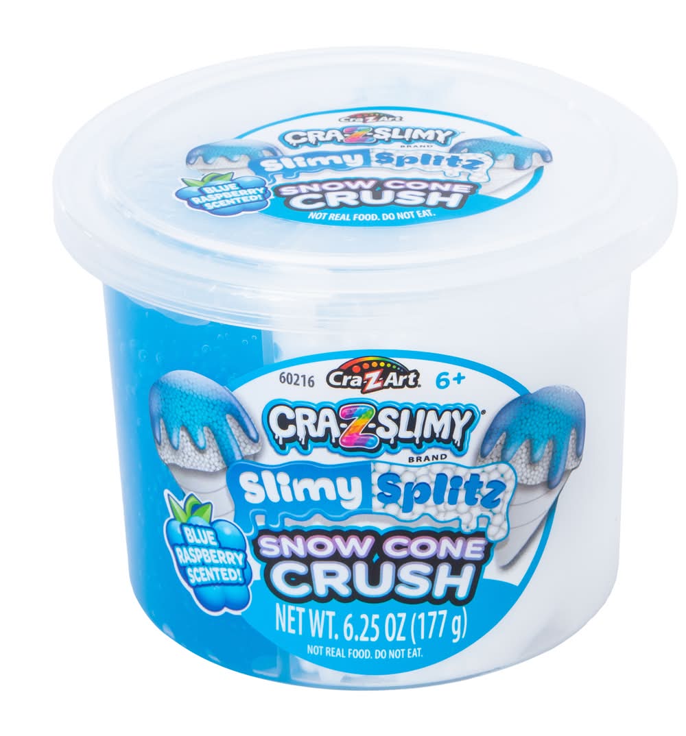 Cra-Z-Slimy® Slimy Splitz Snow Cone Crush Scented Slime 6.25oz Blue Raspberry