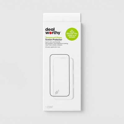 Dealworthy Apple Iphone 17 Pro Screen Protector, Clear