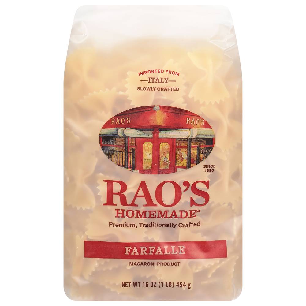 Rao's Homemade Premium Traditionally Crafted Farfalle (16 oz)