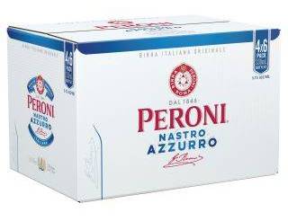 Peroni Nastro Azzurro 5% Btls (24 Pack) 330mL