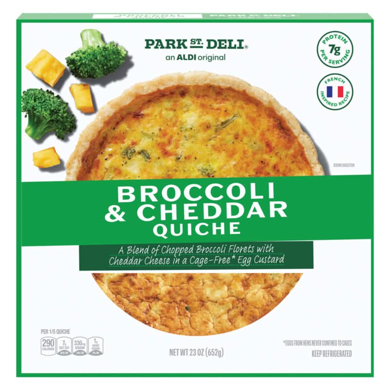 Park Street Deli Quiche, Broccoli & Cheddar (23 oz)