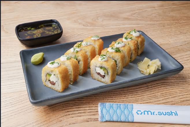 Sushi Blue Cheese - Arrachera, Queso Azul y Costra Crujiente