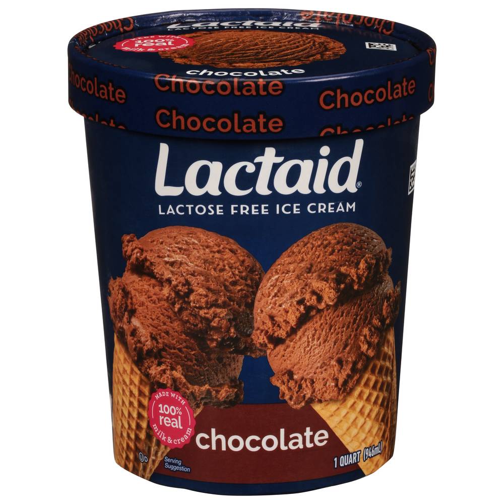 Lactaid 100% Lactose Free Chocolate Ice Cream (1 qt)