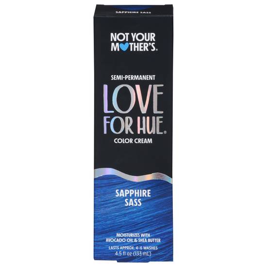Not Your Mother's Love For Hue Semi-Permanent Sapphire Cream (sass color)