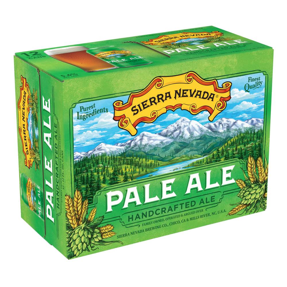 Sierra Nevada Handcrafted Pale Ale Beer (12 pack, 12 fl oz)