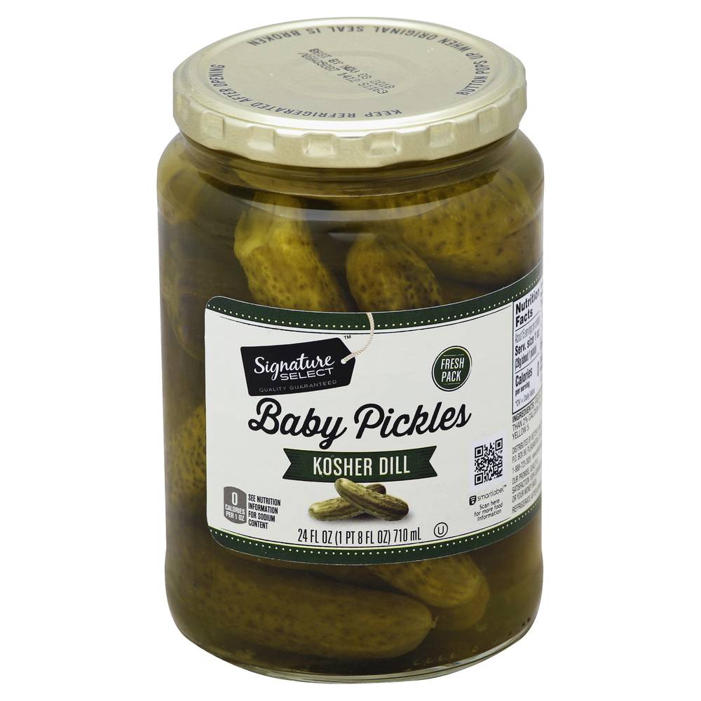 Signature Select Fresh Baby Pickle Kosher Dills (1.5 lbs)