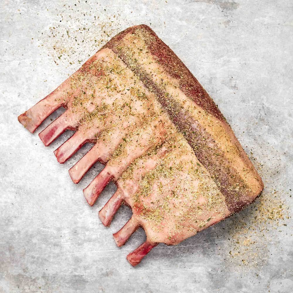 Wild Fork Foods Garlic Rosemary Whole Lamb Rack