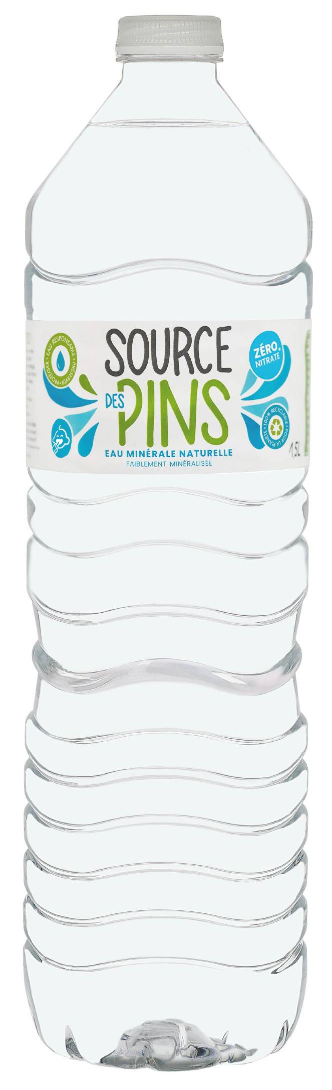 Source des Pins - Eau minérale naturelle (1,5L)