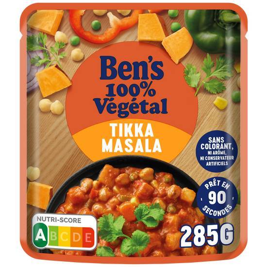 Ben's Original - Plat cuisiné 100% végétal tikka masala