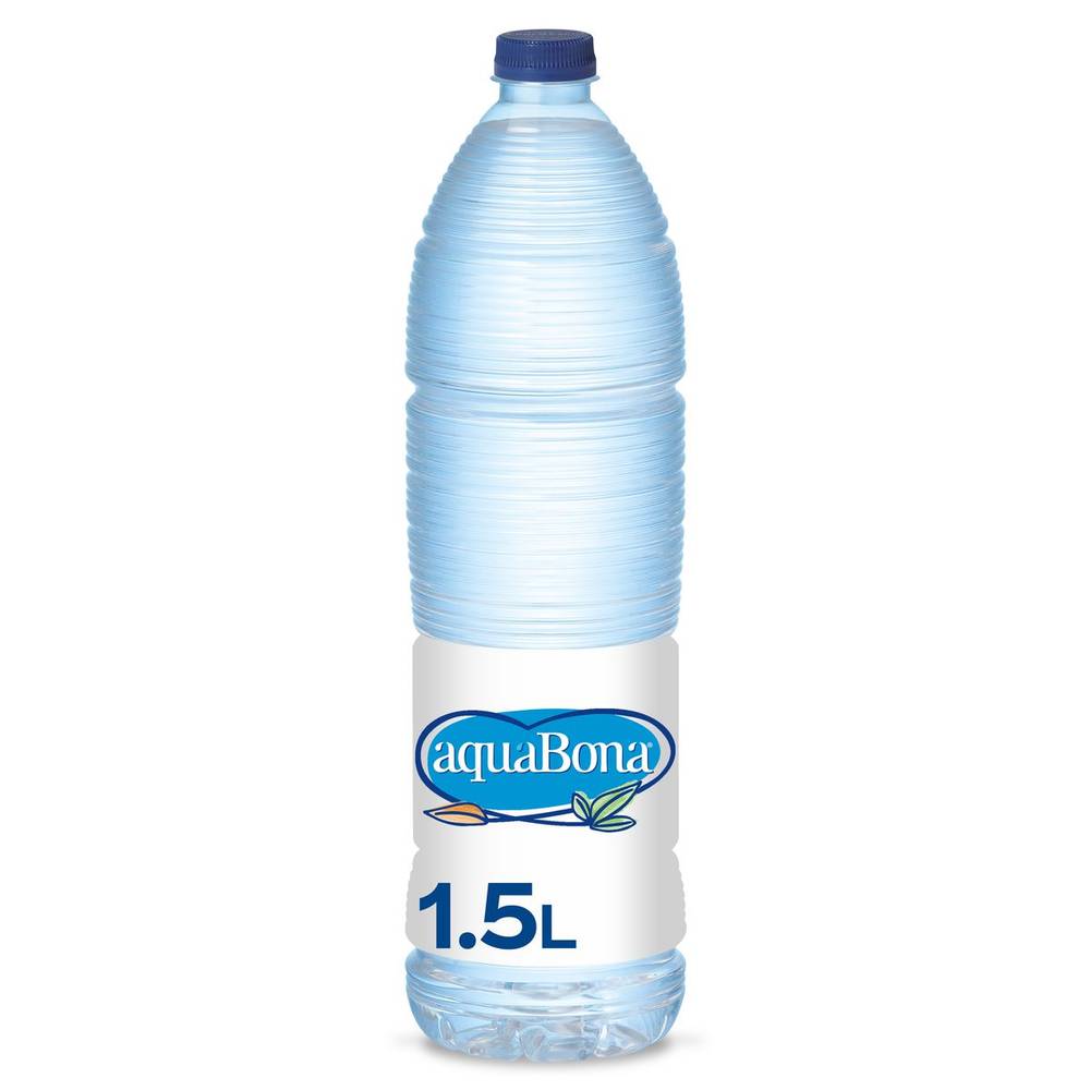 agua mineral natural AQUABONA botella 1.5 lt