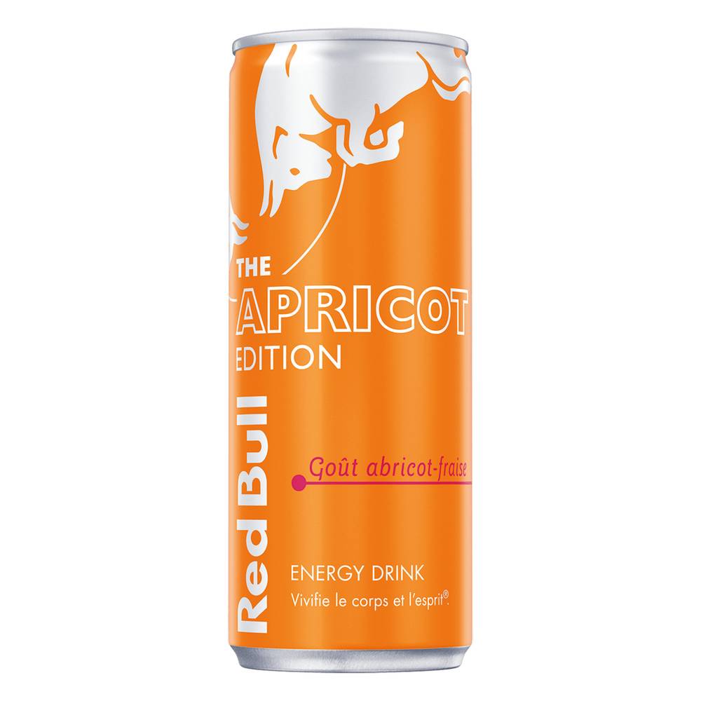 Red Bull Gout Abricot – Fraise 25 cl