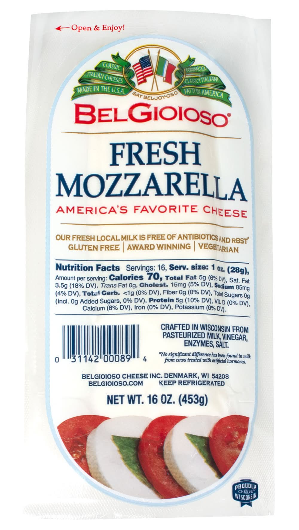 BelGioioso Fresh Mozzarella Cheese (16 oz)