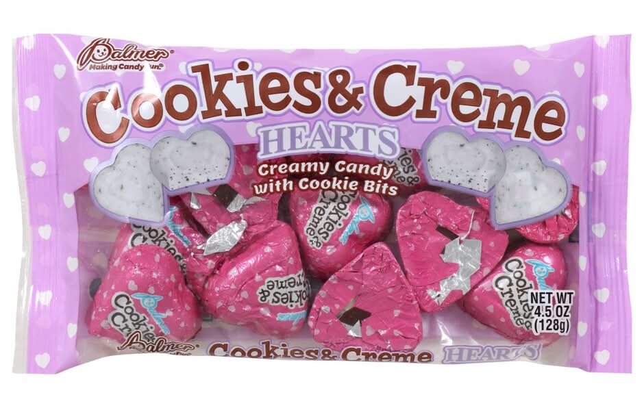 Palmer Cookies & Creme Chocolate Candies, 4.5-oz.