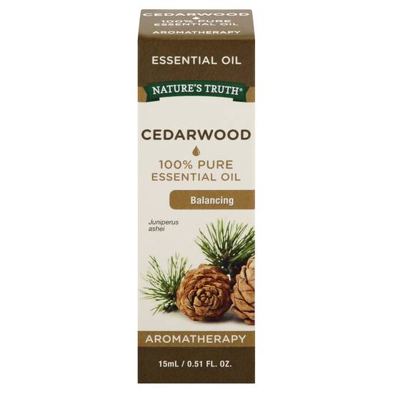 Nature's Truth Balancing Cedarwood Pure Essential Oil
