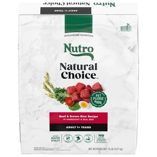 Nutro Natural Choice Beef & Brown Rice Recipe Adult Dog Food