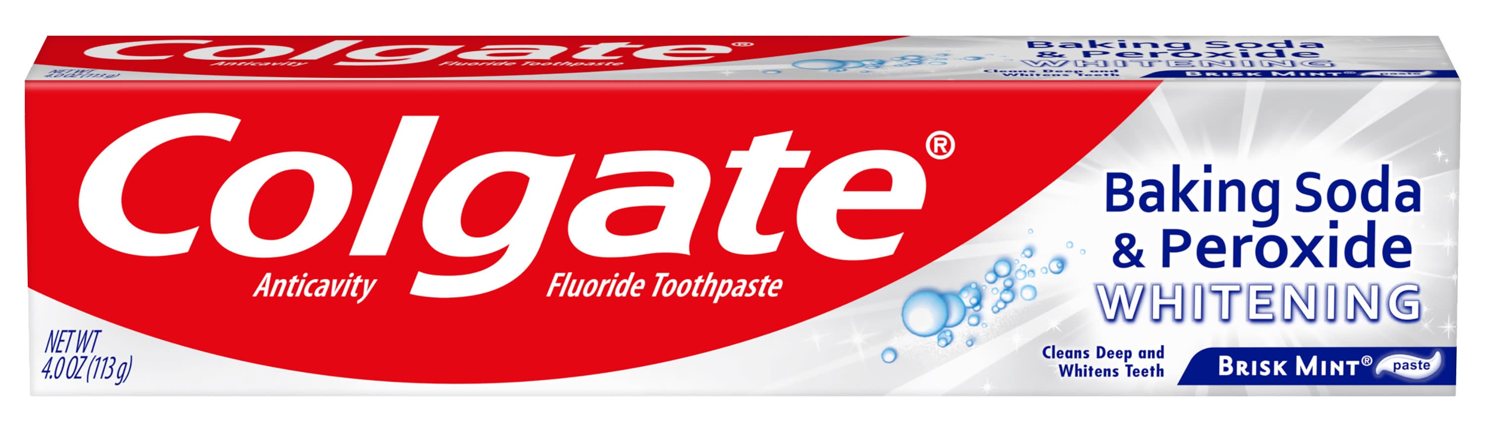 Colgate Baking Soda & Peroxide Whitening Brisk Mint Toothpaste (4 oz)