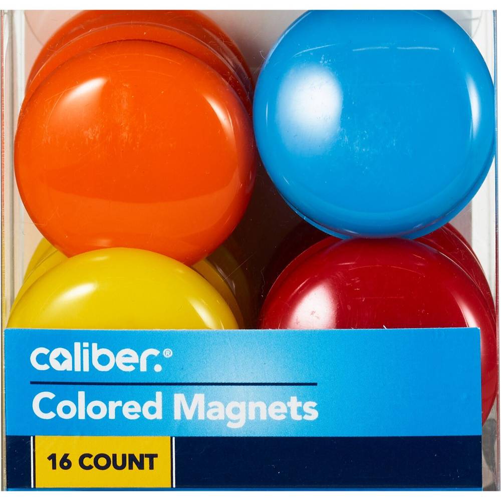 Caliber Colored Magnets, 16 ct