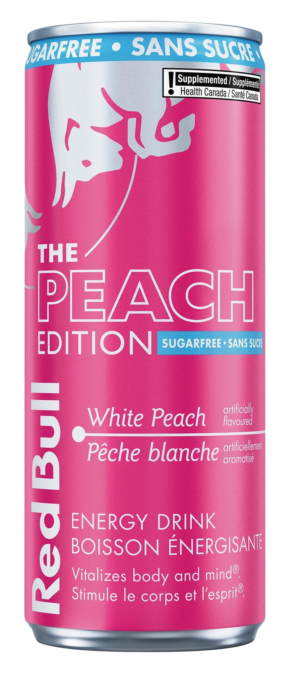 Red bull the peach edition boisson énergisante sans sucre - the peach edition sugar free energy drink, pêche blanche (250ml)