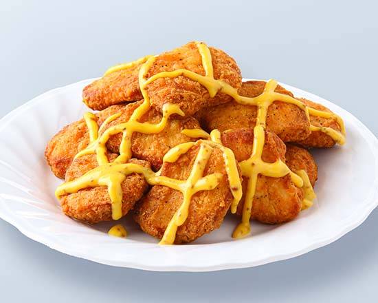 フライドナゲット16ピー�ス(ハニーマスタードソース) Fried Nuggets - 16 Pieces (Honey Mustard Sauce)