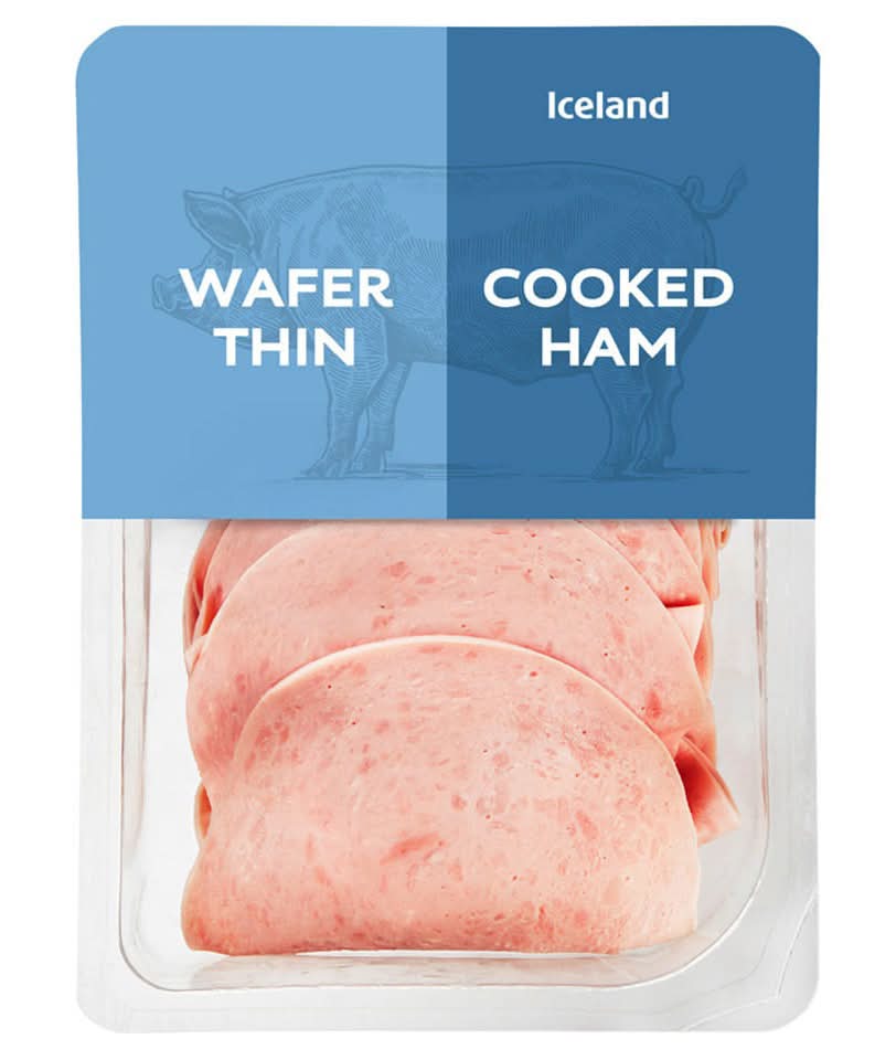 Iceland Wafer Thin Cooked Ham (275g)
