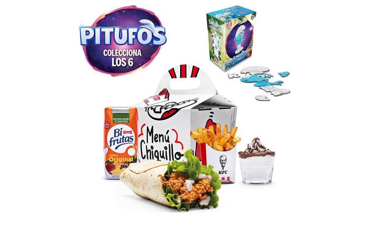 Menú Chiquillo Wrap