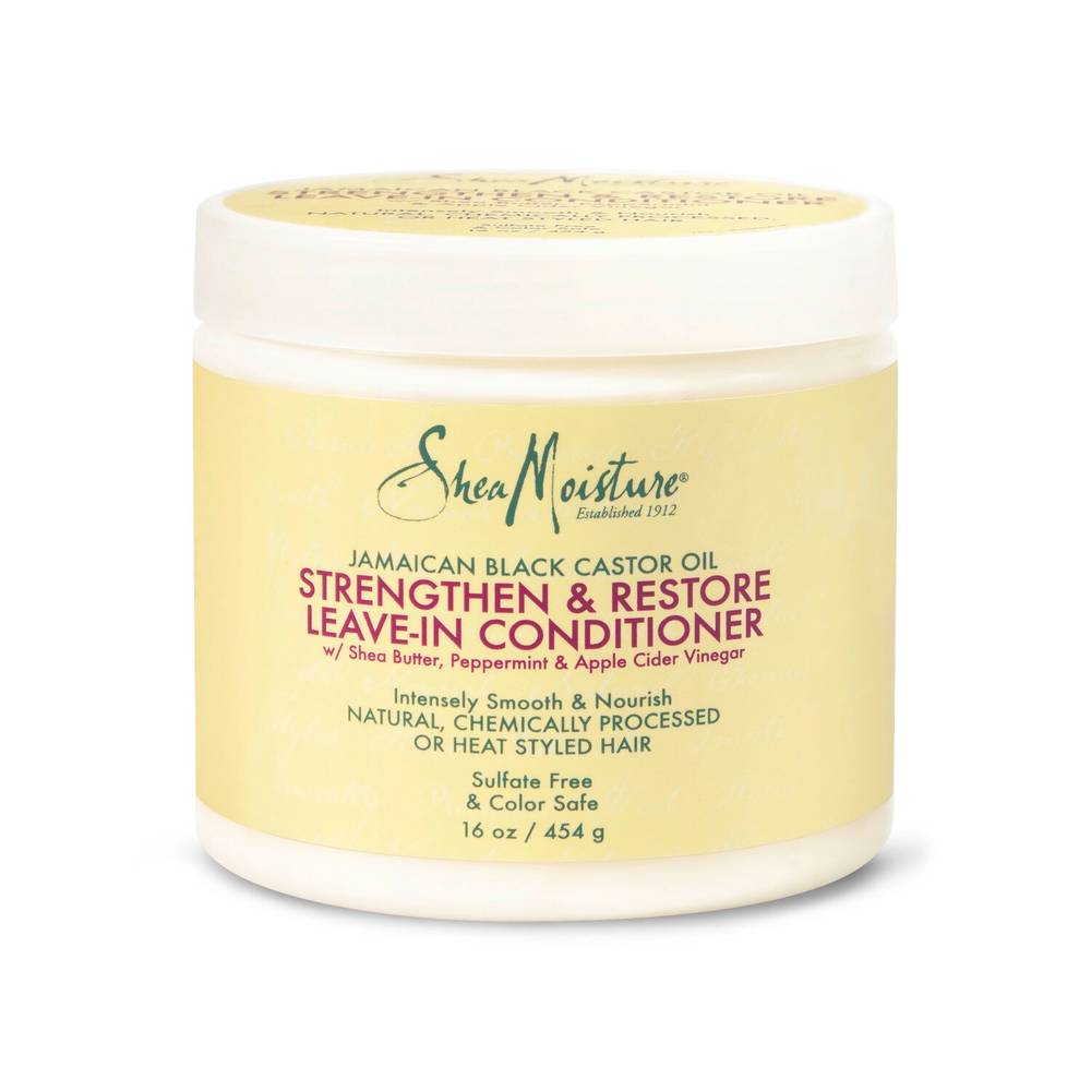 Sheamoisture Jamaican Black Castor Oil Strengthen & Restore Leave-In Conditioner, 11 Oz