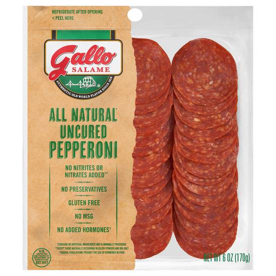 Gallo Salame All Natural Uncured Pepperoni