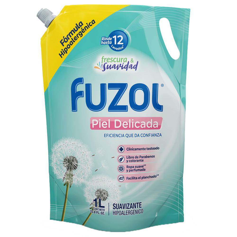 Fuzol · Suavizante de ropa piel delicada (1 L)